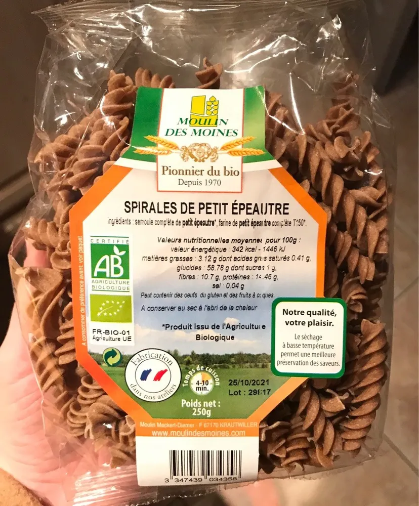 Spirales de petit épeautre