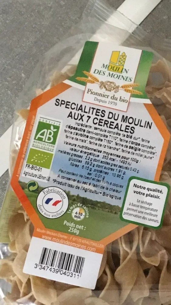 Specialites du moulin aux 7 cereales