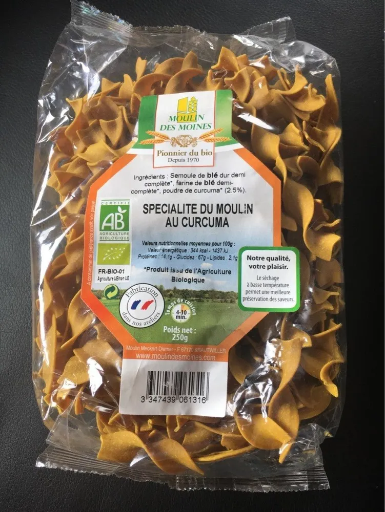 Spécialité du Moulin au Curcuma