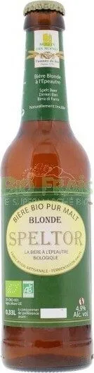 BIERE BLONDE SPELTOR a L'EPEAUTRE