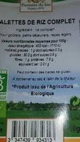 Galettes de riz complet