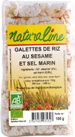 Galette de riz sésame et sel marin bio