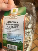 Galettes d’epeautre au millet