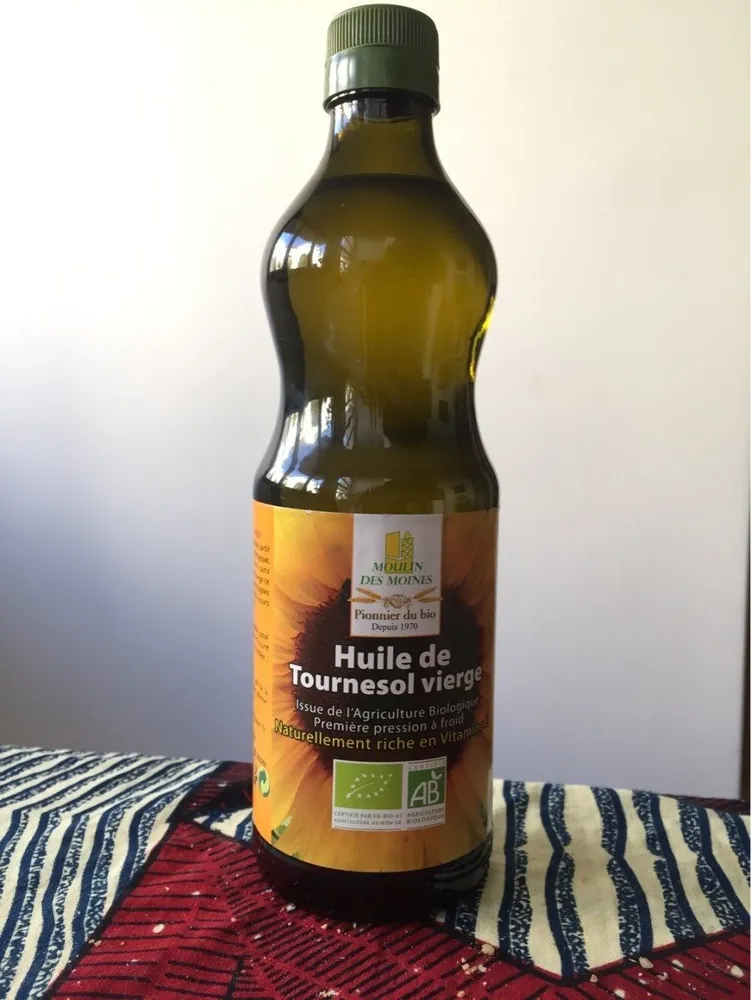 Huile de tournesol vierge