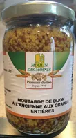 Moutarde de dijon à l'ancienne aux graines entières