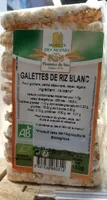 Galette de riz blanc
