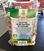 Galettes de riz nappées de caroube