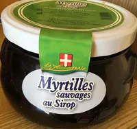 Myrtilles sauvages au sirop