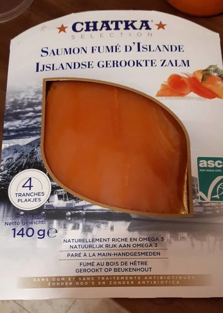 Saumon fumé d'Islande