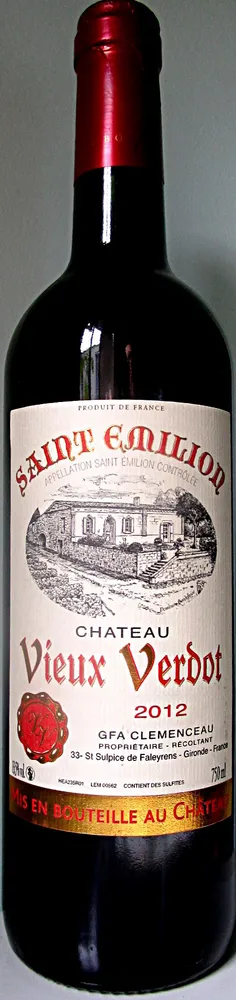 Saint-Emilion Vieux Verdot