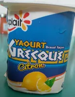 Yaourt brassé façon Grecque au citron