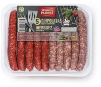 Veritables merguez et chipolatas sans colorant JEAN FLOC'H,