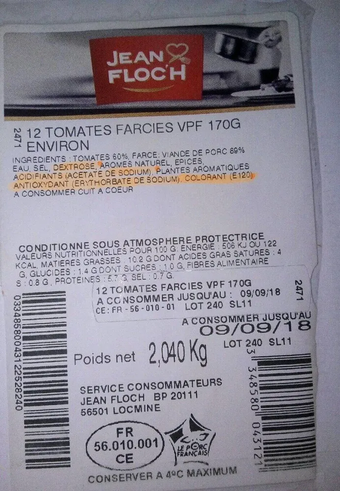 Tomates farcies jean floc'h