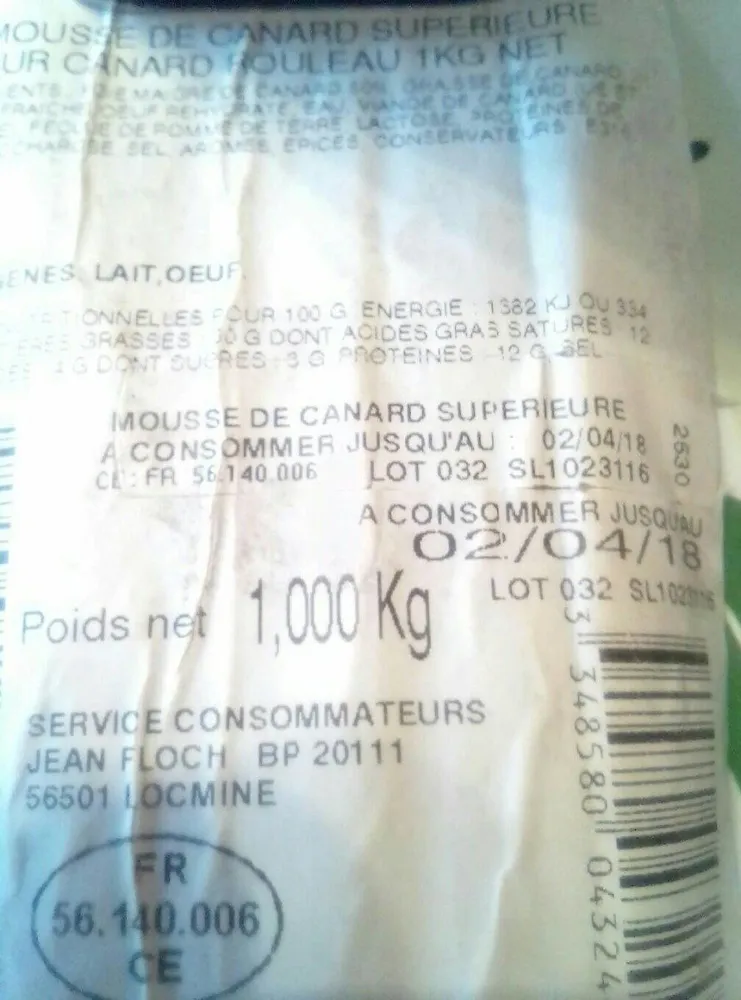 Mousse de canard supérieure pur canard