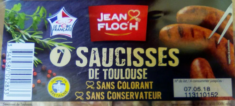 7 saucisses de toulouse