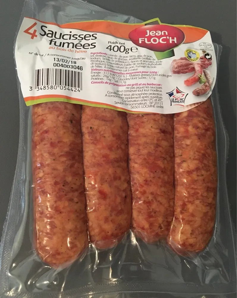 Saucisses fumées