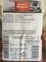 Chorizo PP Tranché Sous Atmosphère Contrôlée | 500 G