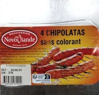 4 CHIPOLATAS SANS COLORANT