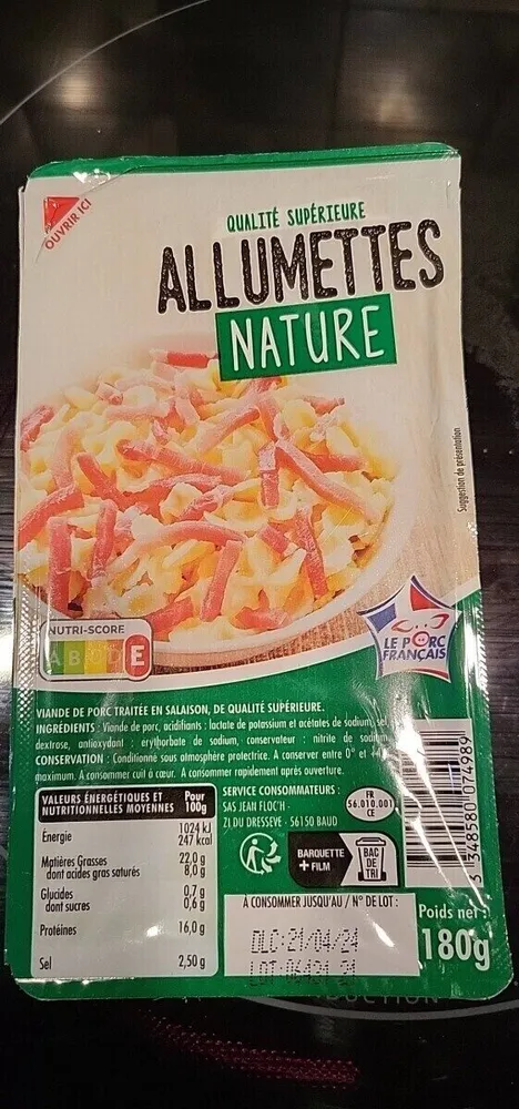 Allumettes nature