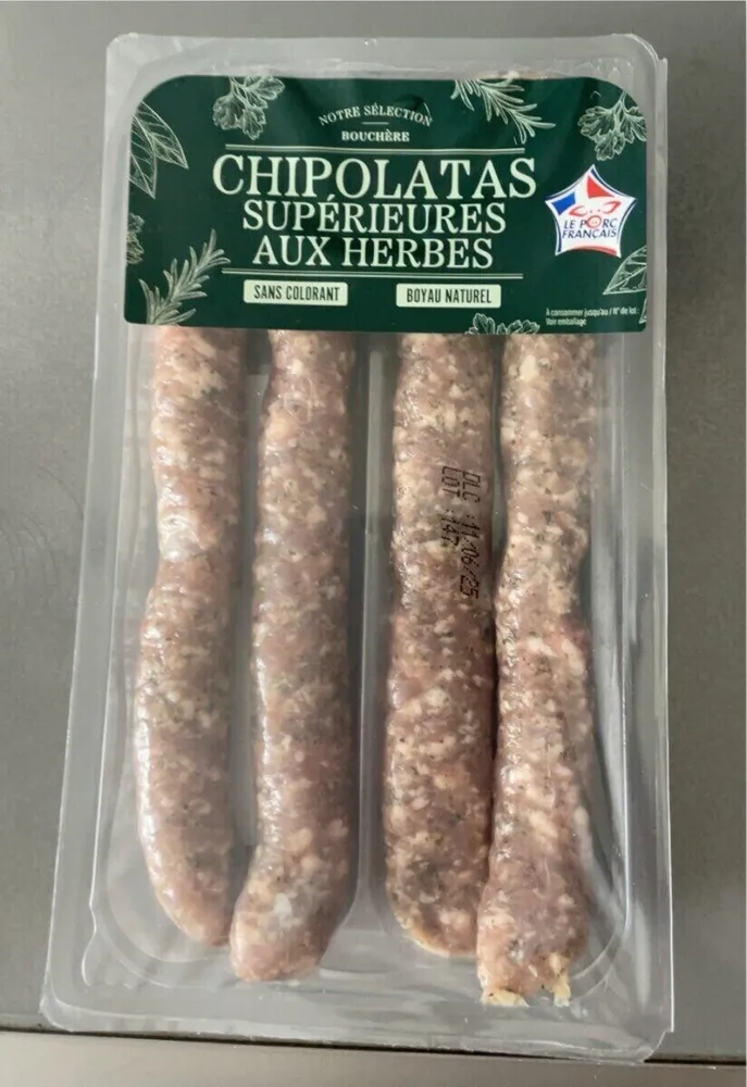 CHIPOLATAS SUPÉRIEURES AUX HERBES