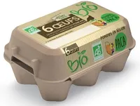6 œufs bio Les Œufs de chez Nous de poules élevées en plein air issus de l'agriculture biologique