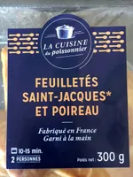Feuilletés Saint-Jacques et poireau