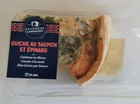 Quiche au saumon et épinard