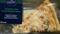 Quiche colin et asperges vertes