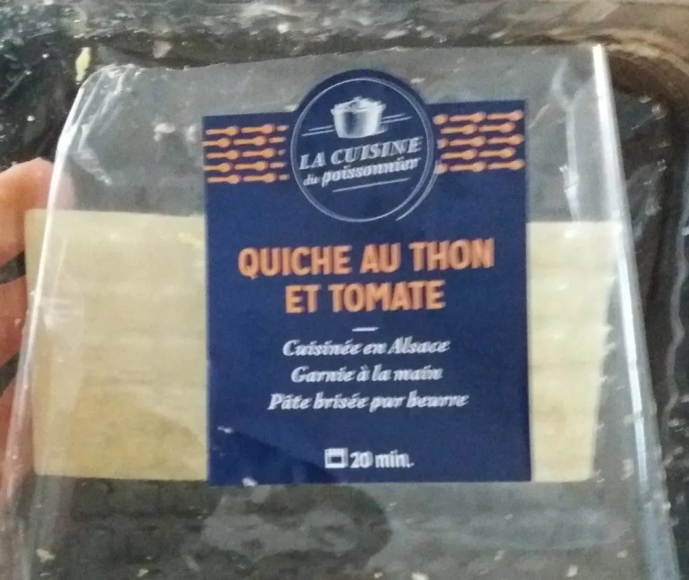 Quiche au thon et tomate