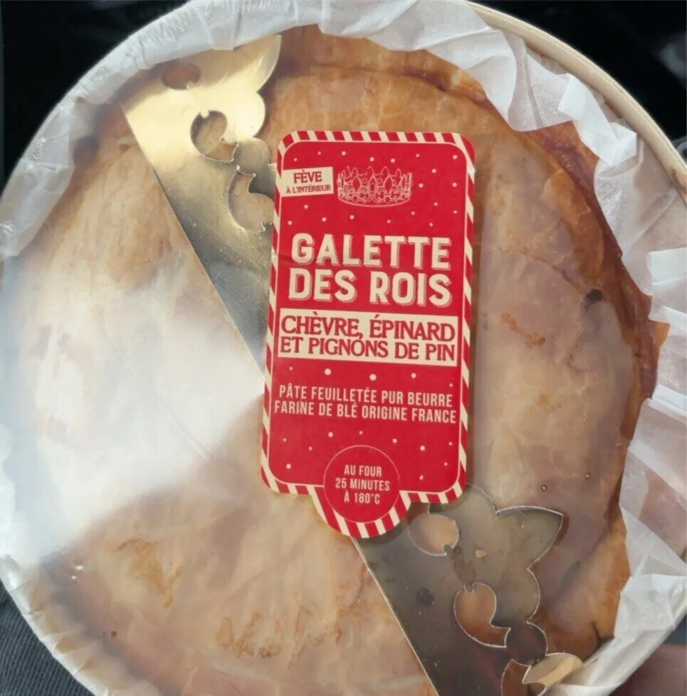 Galette chevre epinard