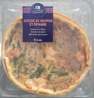 Quiche au saumin et épinards