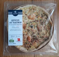 Quiche au Saumon et petits legumes