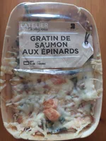 Gratin de saumon aux épinards