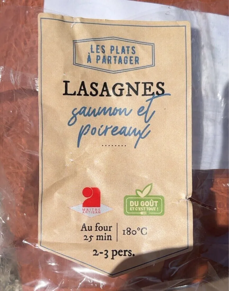 Lasagnes saumon poireaux