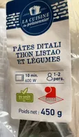 Pâtes ditali thon listao et légumes