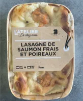 Lasagne de saumon frais aux poireaux