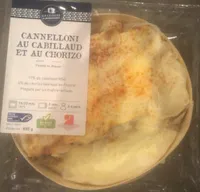 cannelloni garnis de cabillaut