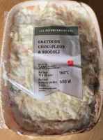 Gratin de chou-fleur et brocolis
