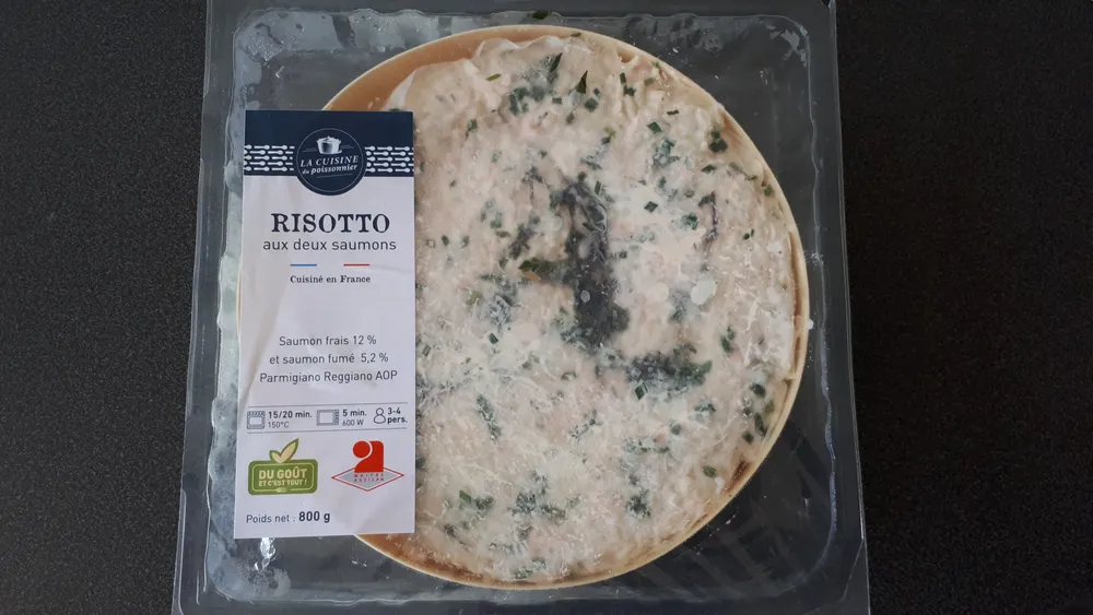 Risotto aux deux saumons