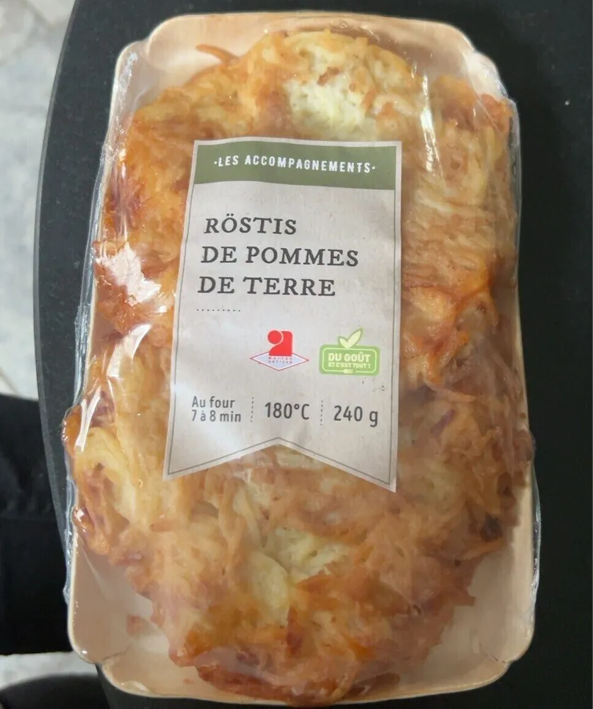 Röstis de pommes de terre