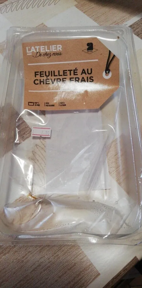 Feuillete au chevre frais