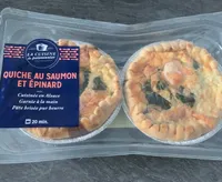 Quiche au saumon et épinard