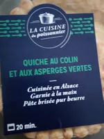 Quiche au colin et asperge verte