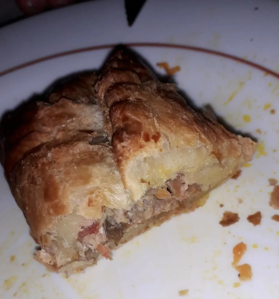 2 feuilletés au ris de veau et au foie gras de canard