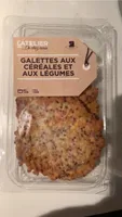 Galettes aux cereales et aux légumes
