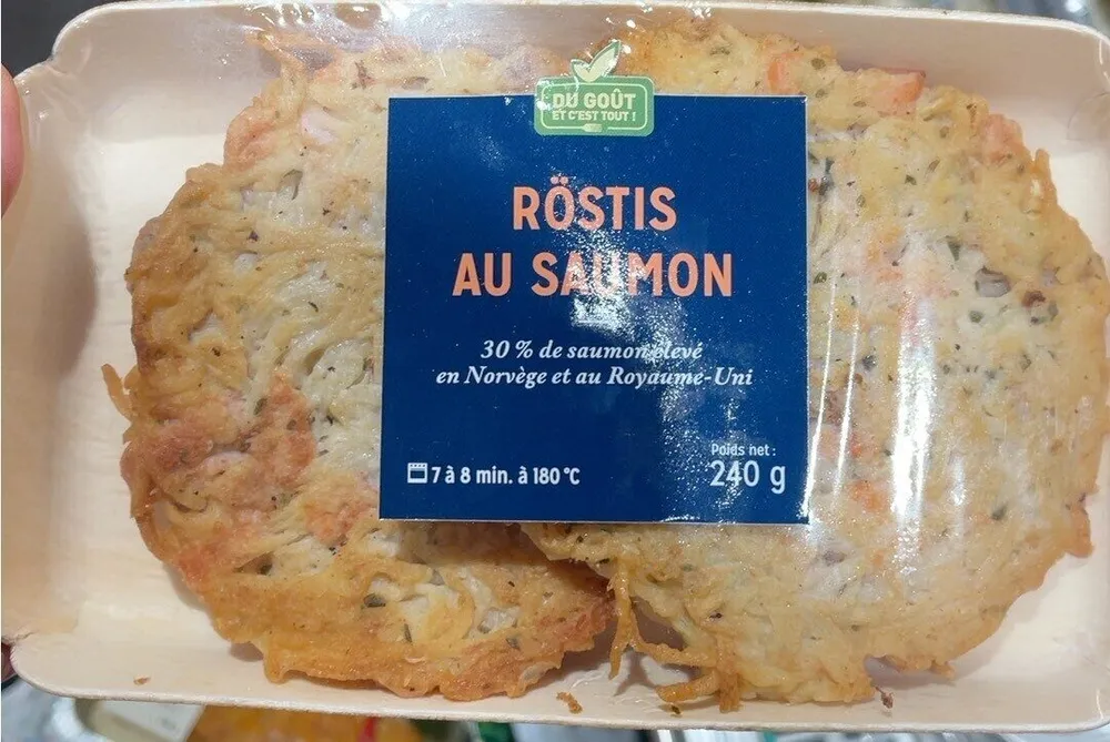 Rostis au saumon