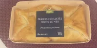 Paniers feuilletés fruits de mer