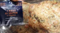 Roesti au saumon et légumes