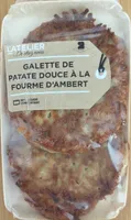 Galette de patate douce à la fourme d'Ambert