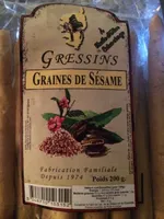 Gressins aux graines de sésame